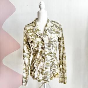 Hard Tail Forever Camo Jacket Vintage 2000s Y2K Utility Indie Sleaze Retro Small